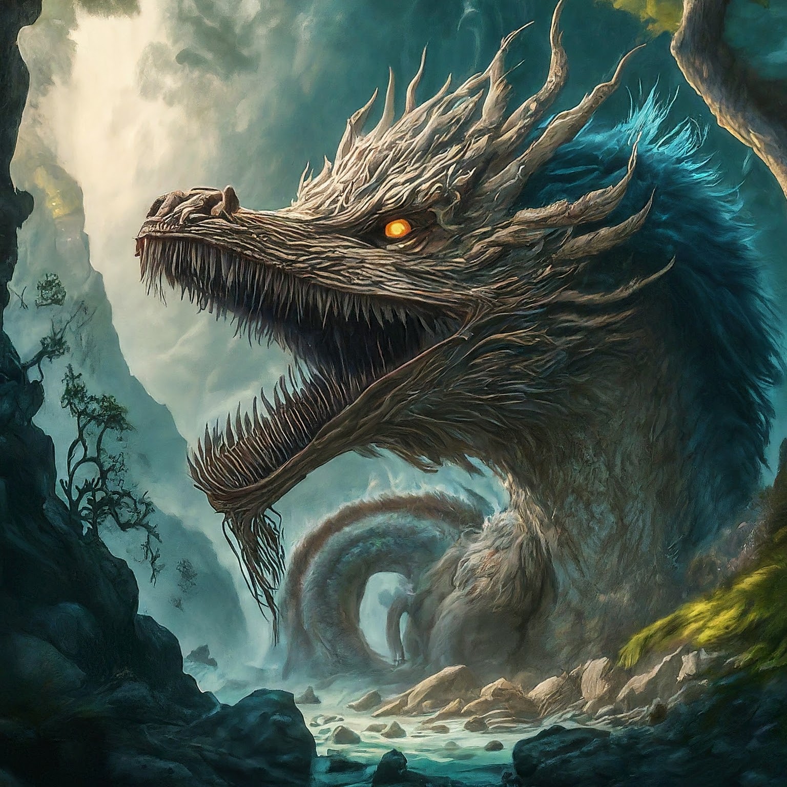 The dragon that looks cool