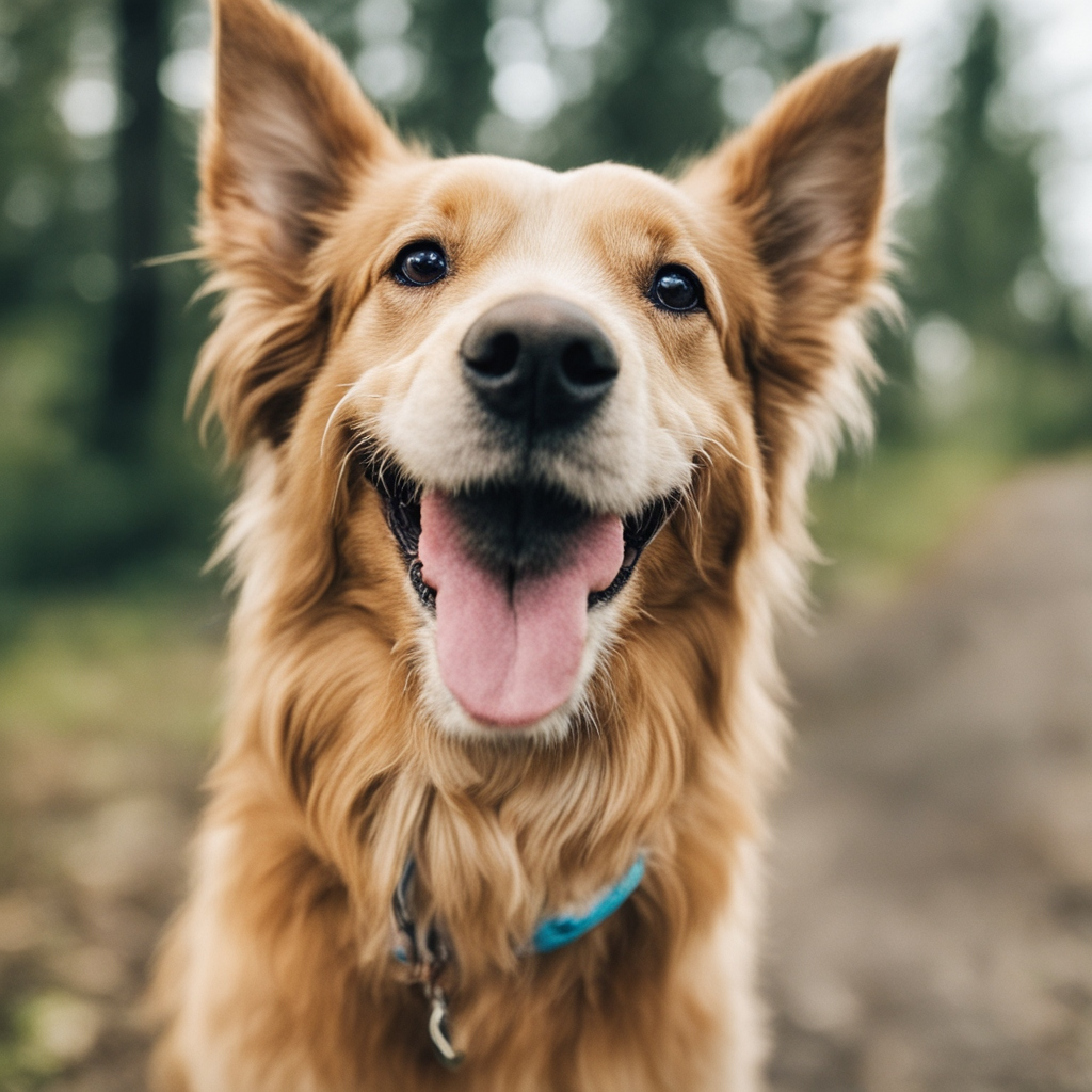 happy dog